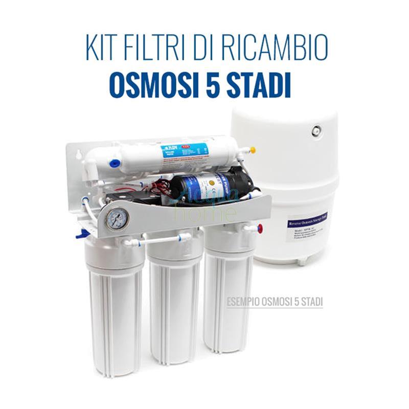 Set di filtri per osmosi inversa 5 fasi Almacén Osmosis P4GOLD