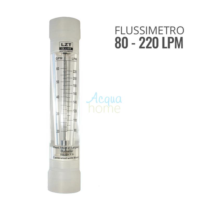 FLUSSIMETRO I10 - MISURATORE DI FLUSSO - LPM 80-220 ( 4800 - 13200 L/H )